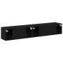 Juego de 2 piezas de mueble para TV en madera elaborada negra de , Muebles TV - Ref: Foro24-3333055, Precio: 95,60 €, Descuen...