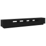 TV-Möbel mit LED-Leuchten Schwarze Eiche 260x35x40 cm Holz von , TV-Möbel - Ref: Foro24-3333064, Preis: 209,69 €, Rabatt: %