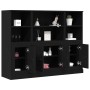 Black Oak Sideboard 132x35.5x103.5 cm Processed Wood by , Sideboards - Ref: Foro24-3333077, Price: 195,95 €, Discount: %