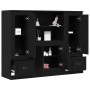 Black Oak Cupboard 132x35.5x103.5 cm Crafted Wood by , Sideboards - Ref: Foro24-3333078, Price: 203,72 €, Discount: %