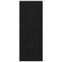 2 pcs Black Oak Cabinets 69.5x34x180 cm Processed Wood by , Sideboards - Ref: Foro24-3333102, Price: 170,50 €, Discount: %