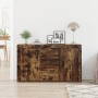 Sideboard aus geräucherter Eiche aus verarbeitetem Holz 120 x 36 x 69 cm Sideboard von , Sideboards - Ref: Foro24-3333860, Pr...