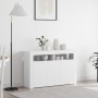 Aparador Blanco Blanco Madera Contrachapada 116 x 30 x 75 cm de , Aparadores - Ref: Foro24-3333876, Precio: 117,66 €, Descuen...