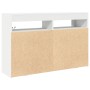 Aparador Blanco Blanco Madera Contrachapada 116 x 30 x 75 cm de , Aparadores - Ref: Foro24-3333876, Precio: 117,66 €, Descuen...