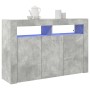 Gray Cement Sideboard Engineering Wood 116 x 30 x 75 cm by , Sideboards - Ref: Foro24-3333879, Price: 142,60 €, Discount: %
