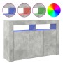 Gray Cement Sideboard Engineering Wood 116 x 30 x 75 cm by , Sideboards - Ref: Foro24-3333879, Price: 142,60 €, Discount: %