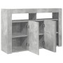 Gray Cement Sideboard Engineering Wood 116 x 30 x 75 cm by , Sideboards - Ref: Foro24-3333879, Price: 142,60 €, Discount: %