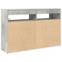 Gray Cement Sideboard Engineering Wood 116 x 30 x 75 cm by , Sideboards - Ref: Foro24-3333879, Price: 142,60 €, Discount: %