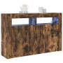 Smoked Oak Sideboard Engineered Wood 116 x 30 x 75 cm by , Sideboards - Ref: Foro24-3333880, Price: 140,06 €, Discount: %