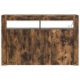 Smoked Oak Sideboard Engineered Wood 116 x 30 x 75 cm by , Sideboards - Ref: Foro24-3333880, Price: 140,06 €, Discount: %