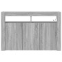 Aparador Gris sonoma Madera compuesta 116 x 30 x 75 cm Aparador