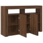 Brown Oak Sideboard Engineered Wood 116 x 30 x 75 cm by , Sideboards - Ref: Foro24-3333882, Price: 142,31 €, Discount: %