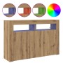 Aparador Roble Artesanal Madera de Ingeniería 116 x 30 x 75 cm de , Aparadores - Ref: Foro24-3333884, Precio: 141,32 €, Descu...