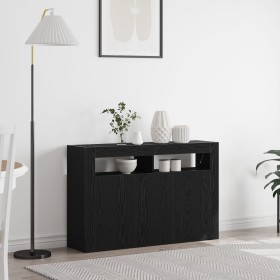 Schwarze Eiche Sideboard Holzwerkstoff 116 x 30 x 75 cm von , Sideboards - Ref: Foro24-3333885, Preis: 146,69 €, Rabatt: %