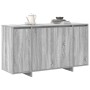 Sonoma graues Sideboard graues Holzwerkstoff 135 x 41 x 75 cm von , Sideboards - Ref: Foro24-3333891, Preis: 148,20 €, Rabatt: %