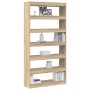 Sonoma Regal aus Eichenholz 100 x 30 x 198 cm von , Bücherregale und Regale - Ref: Foro24-3333926, Preis: 161,22 €, Rabatt: %