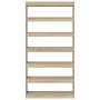 Sonoma Regal aus Eichenholz 100 x 30 x 198 cm von , Bücherregale und Regale - Ref: Foro24-3333926, Preis: 161,22 €, Rabatt: %