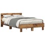Bettgestell aus Holz aus altem Holz von , Betten und Lattenroste - Ref: Foro24-3333954, Preis: 144,26 €, Rabatt: %