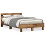 Bettgestell aus Holz aus altem Holz von , Betten und Lattenroste - Ref: Foro24-3333954, Preis: 144,26 €, Rabatt: %