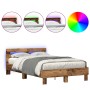 Bettgestell aus Holz aus altem Holz von , Betten und Lattenroste - Ref: Foro24-3333954, Preis: 144,26 €, Rabatt: %