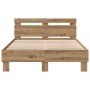 Marco de Cama de Roble Roble Artesanal Madera de Roble Maciza de , Camas y somieres - Ref: Foro24-3333955, Precio: 149,31 €