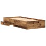 Estructura de Cama Madera Vieja 90x200 cm Madera Fabricada de , Camas y somieres - Ref: Foro24-3333987, Precio: 133,29 €, Des...