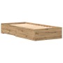 Estructura de Cama Artisan Roble 90x190 cm Madera Elaborada de , Camas y somieres - Ref: Foro24-3333991, Precio: 133,05 €, De...
