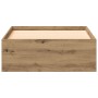 Estructura de Cama Artisan Roble 90x190 cm Madera Elaborada de , Camas y somieres - Ref: Foro24-3333991, Precio: 133,05 €, De...