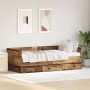 Rustic Trundle Bed of Old Wood Elaborated Wood 90 x 200 cm by , Beds and slatted bases - Ref: Foro24-3333993, Price: 208,37 €...