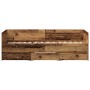 Rustic Trundle Bed of Old Wood Elaborated Wood 90 x 200 cm by , Beds and slatted bases - Ref: Foro24-3333993, Price: 208,37 €...