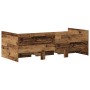 Rustic Trundle Bed of Old Wood Elaborated Wood 90 x 200 cm by , Beds and slatted bases - Ref: Foro24-3333993, Price: 208,37 €...