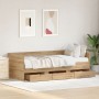 Cama Día Roble artesanal Madera elaborada 90 x 190 cm Duradera