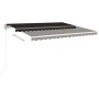 Manuell einziehbare Markise mit anthrazitgrauen Stangen 4,5 x 3 m von vidaXL, Markisen - Ref: Foro24-3069959, Preis: 477,68 €...
