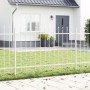 Gartenzaun mit weißer Speerspitze aus 5,1x0,8 m Stahl von , Zaunpaneele - Ref: Foro24-3334059, Preis: 151,78 €, Rabatt: %