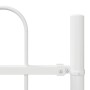 Garden fence with white arch-shaped top 11.9x0.6 m made of steel by , fence panels - Ref: Foro24-3334143, Price: 282,99 €, Di...