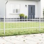 Gartenzaun mit weißer Speerspitze 13.6x0.6 m aus Stahl von , Zaunpaneele - Ref: Foro24-3334158, Preis: 346,74 €, Rabatt: %