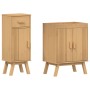 2-teiliges Badmöbel-Set aus massivem Kiefernholz von , Badezimmermöbel - Ref: Foro24-3334188, Preis: 149,76 €, Rabatt: %