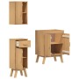 Juego de muebles de baño de pino de 3 piezas de , Muebles de baño - Ref: Foro24-3334189, Precio: 194,75 €, Descuento: %