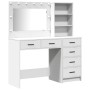 2-piece vanity table set with white wood LED by , Bedroom Dressers - Ref: Foro24-3334191, Price: 238,03 €, Discount: %
