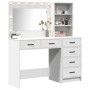 2-teiliges Waschtisch-Set mit weißer Holz-LED von , Schlafzimmerkommoden - Ref: Foro24-3334191, Preis: 238,24 €, Rabatt: %
