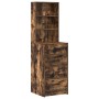 2-Piece Vanity Set with LED Smoked Oak Wood by , Bedroom Dressers - Ref: Foro24-3334195, Price: 230,75 €, Discount: %