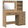 2-piece vanity set with LED in handcrafted oak wood by , Bedroom Dressers - Ref: Foro24-3334199, Price: 230,57 €, Discount: %
