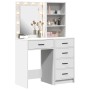 2-piece vanity set with white wood LEDs by , Bedroom Dressers - Ref: Foro24-3334200, Price: 195,27 €, Discount: %