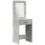 2-piece vanity set with LED in concrete gray made wood by , Bedroom Dressers - Ref: Foro24-3334203, Price: 189,62 €, Discount: %