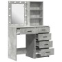 2-piece vanity set with LED in concrete gray made wood by , Bedroom Dressers - Ref: Foro24-3334203, Price: 189,62 €, Discount: %