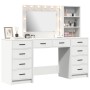 3-teiliges Waschtisch-Set mit LED in weißem Holz von , Schlafzimmerkommoden - Ref: Foro24-3334209, Preis: 323,48 €, Rabatt: %