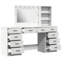 3-teiliges Waschtisch-Set mit LED in weißem Holz von , Schlafzimmerkommoden - Ref: Foro24-3334209, Preis: 323,48 €, Rabatt: %