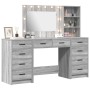 3-piece vanity set with LED lights in Sonoma engineered wood gray by , Bedroom Dressers - Ref: Foro24-3334214, Price: 321,93 ...