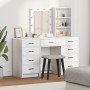 3-teiliges Waschtisch-Set mit weißen Holz-LEDs von , Schlafzimmerkommoden - Ref: Foro24-3334218, Preis: 294,43 €, Rabatt: %
