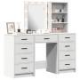 3-teiliges Waschtisch-Set mit weißen Holz-LEDs von , Schlafzimmerkommoden - Ref: Foro24-3334218, Preis: 294,43 €, Rabatt: %